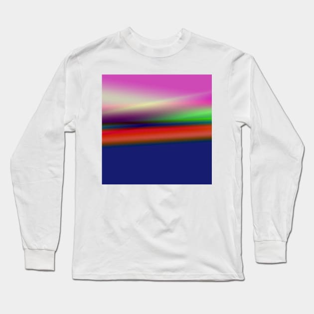 RED BLUE GREEN TEXTURE ART Long Sleeve T-Shirt by Artistic_st